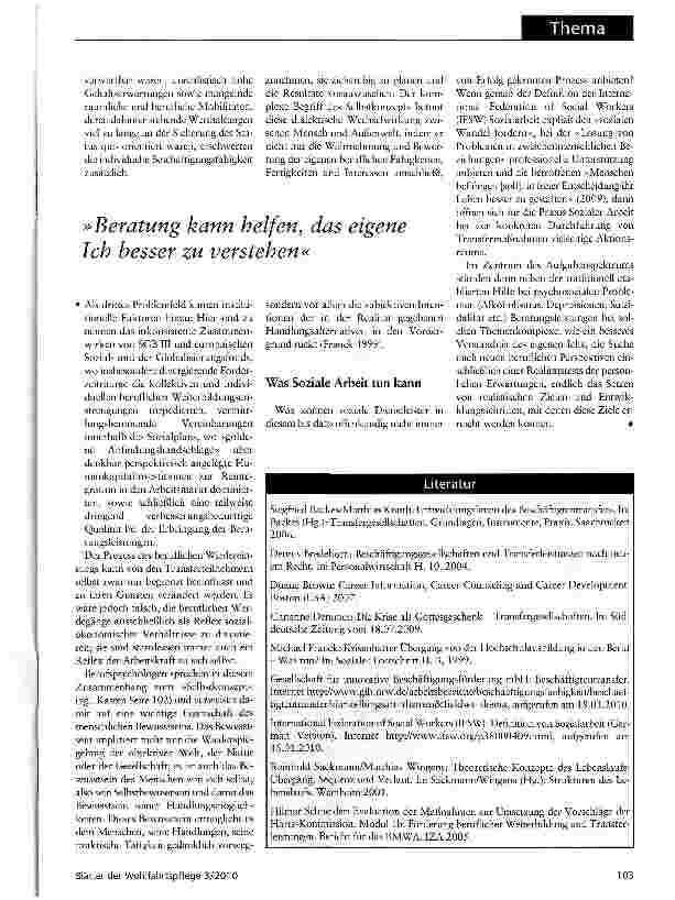 Vorschauseite 4: Übergänge in Beschäftigung