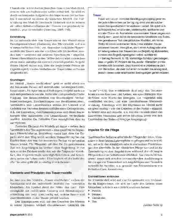 Vorschauseite 2: Trauer erschließen