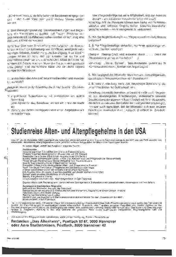 Vorschauseite 3: Menschliche Nähe und berufliche Distanz - Umgang von Mitarbeitern mit Senioren im Heim