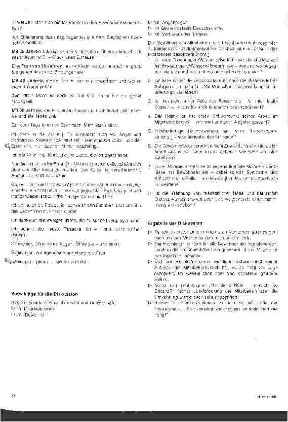 Vorschauseite 4: Menschliche Nähe und berufliche Distanz - Umgang von Mitarbeitern mit Senioren im Heim