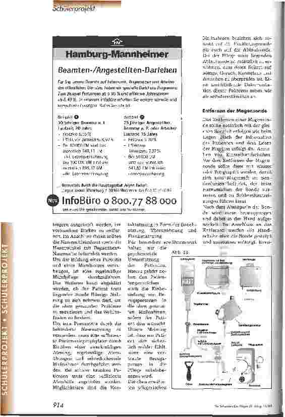 Vorschauseite 4: Legen einer Magensonde - ein Schülerprojekt