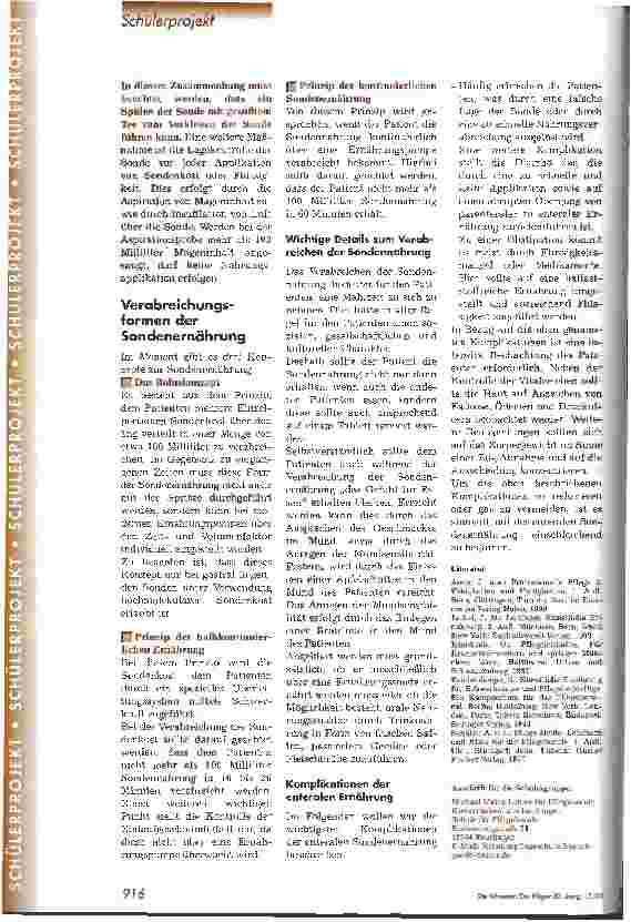 Vorschauseite 6: Legen einer Magensonde - ein Schülerprojekt