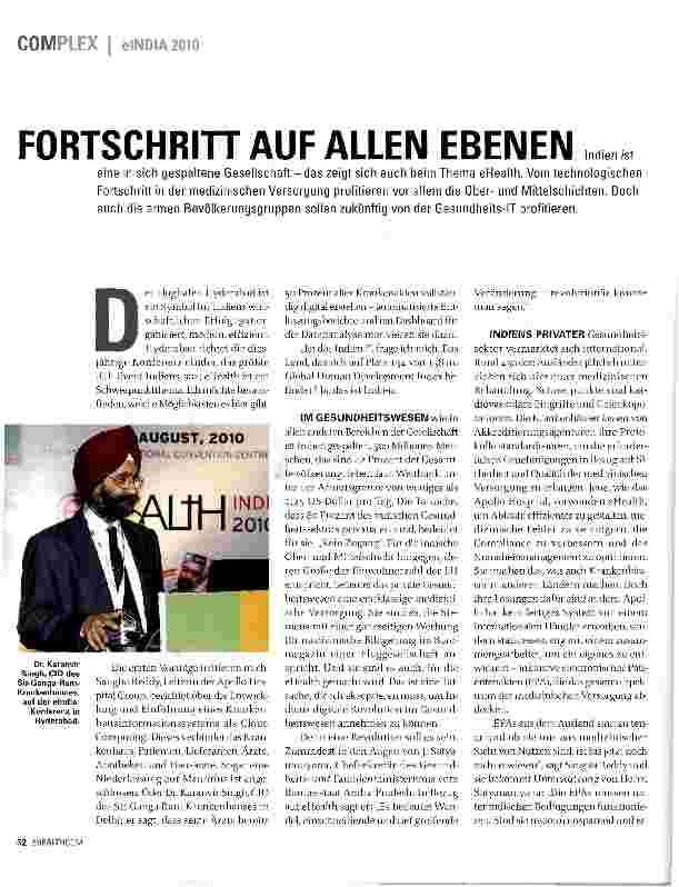 Vorschauseite 1: FORTSCHRITT AUF ALLEN EBENEN
