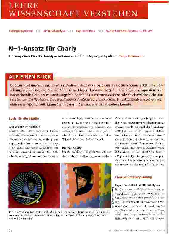 Vorschauseite 1: N=1-Ansatz für Charly