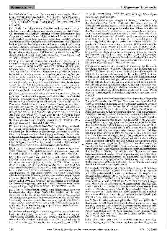 Vorschauseite 3: Bewerbung - Entschädigung wegen Altersdiskriminierung