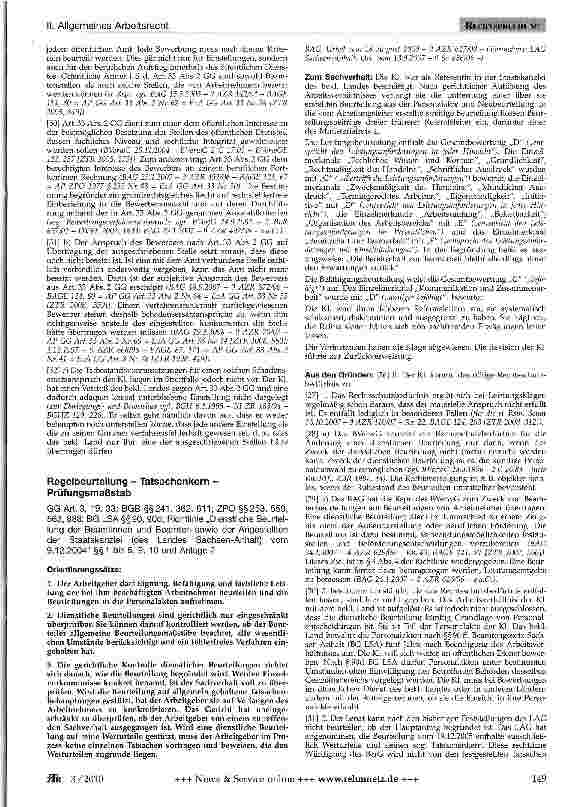 Vorschauseite 4: Bewerbung - Entschädigung wegen Altersdiskriminierung