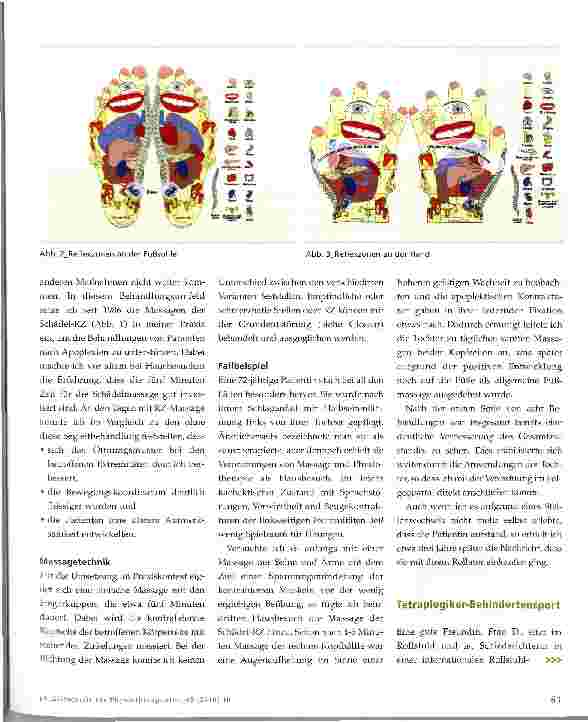 Vorschauseite 2: Reflexzonen-Behandlungen in der Physiotherapie
