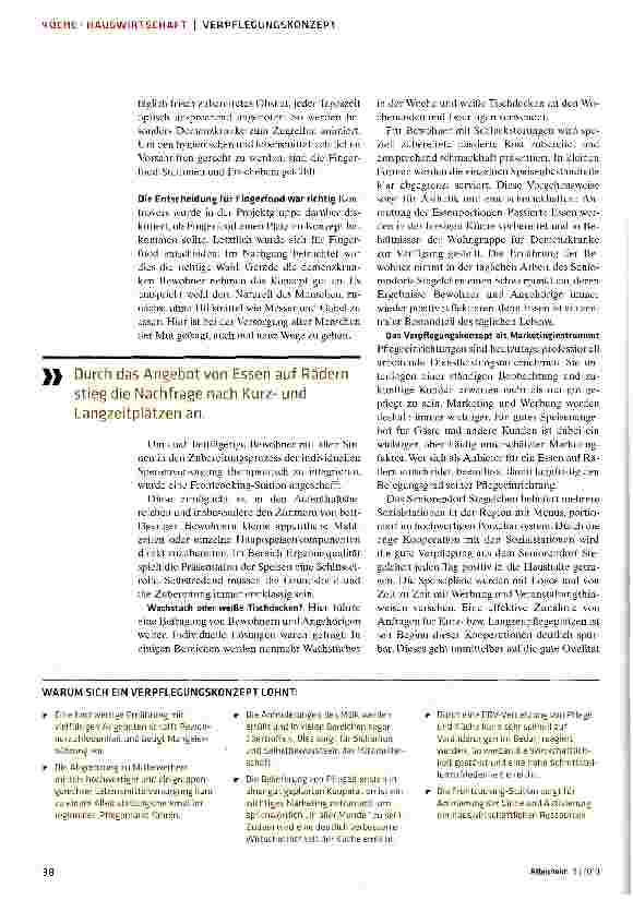 Vorschauseite 3: Die Küche als Qualitätskennzeichen