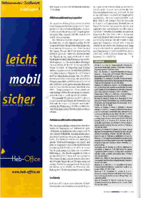 Vorschauseite 5: Zu viel Bilirubin oder zu wenig Thrombozyten?