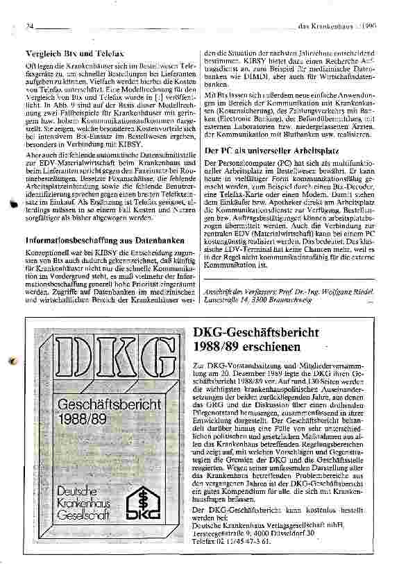 Vorschauseite 6: Information und Kommunikation im Kankenhaus-Bestellwesen