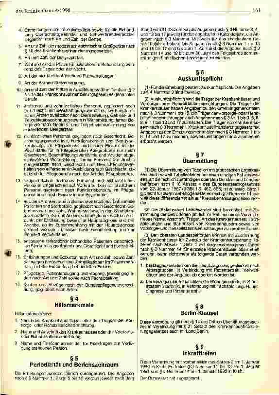 Vorschauseite 3: Informationen zur neuen Krankenhausstatistik-Verordnung