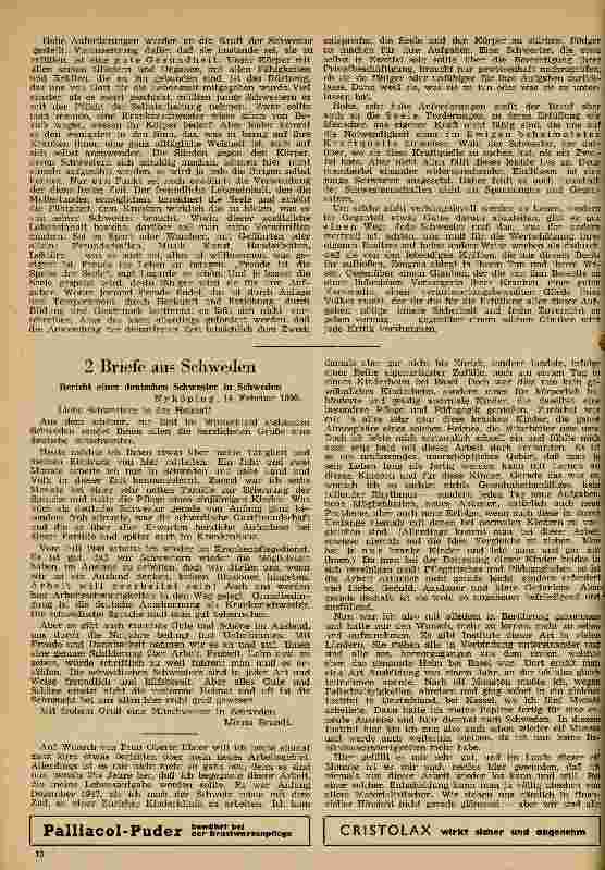Vorschauseite 3: Von den menschlichen Anforderungen an die Schwester