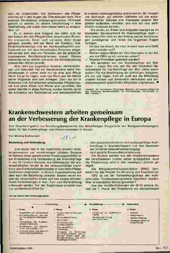 Vorschauseite 2: Verbandsarbeit als Verpflichtung Rückblick-Standort-Ausblick