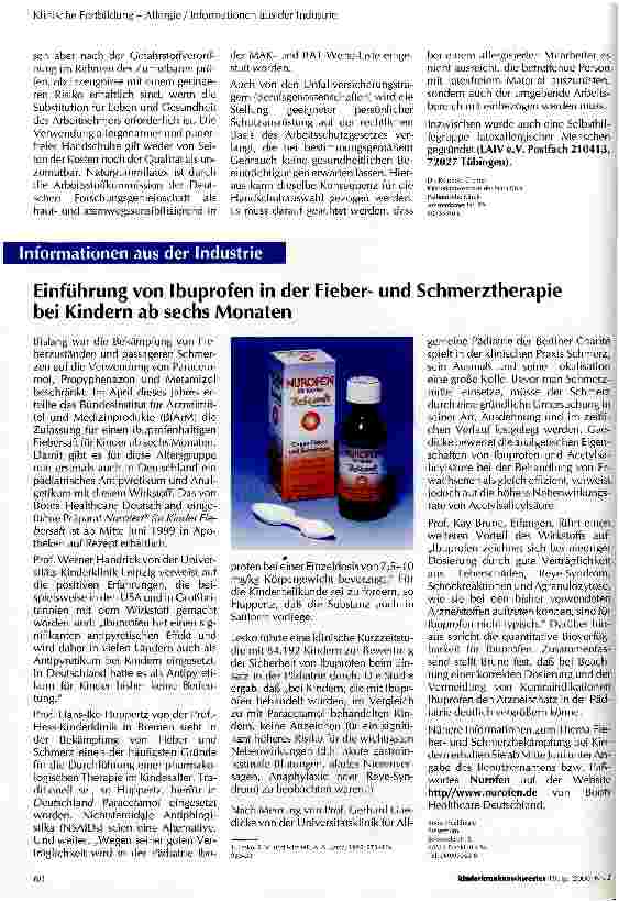 Vorschauseite 5: Latexallergie - eine Gefahr für Patienten und Personal