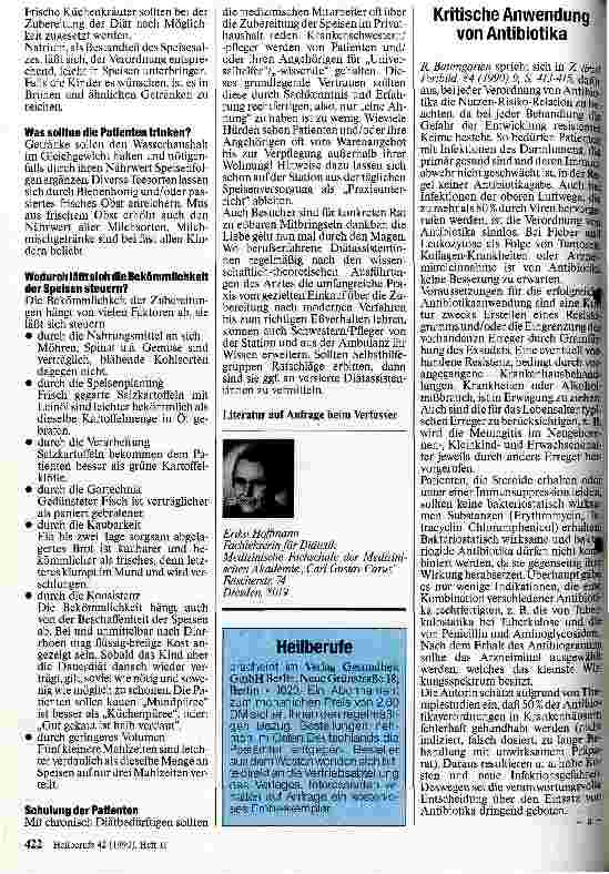 Vorschauseite 2: Diätführung bei zystischer Fibrose (Mukoviszidose)