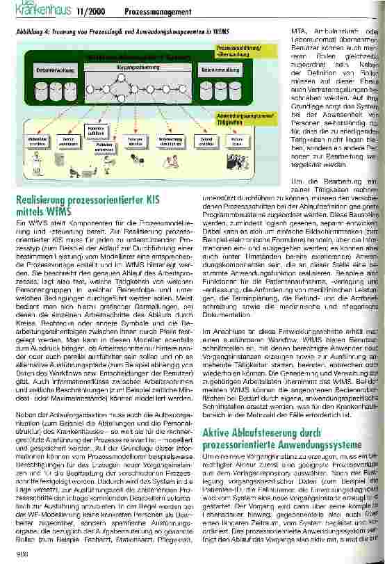 Vorschauseite 4: Prozessmanagement im Krankenhaus - Nutzen, Anforderungen und Visionen