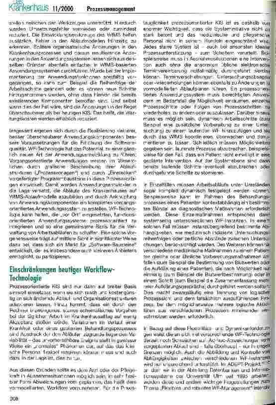 Vorschauseite 6: Prozessmanagement im Krankenhaus - Nutzen, Anforderungen und Visionen
