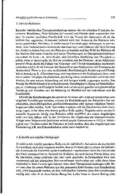 Vorschauseite 3: Flüssigkeit und Ernährung am Lebensende Entscheidungsfindung und medizinisch-ethischeProblembereiche