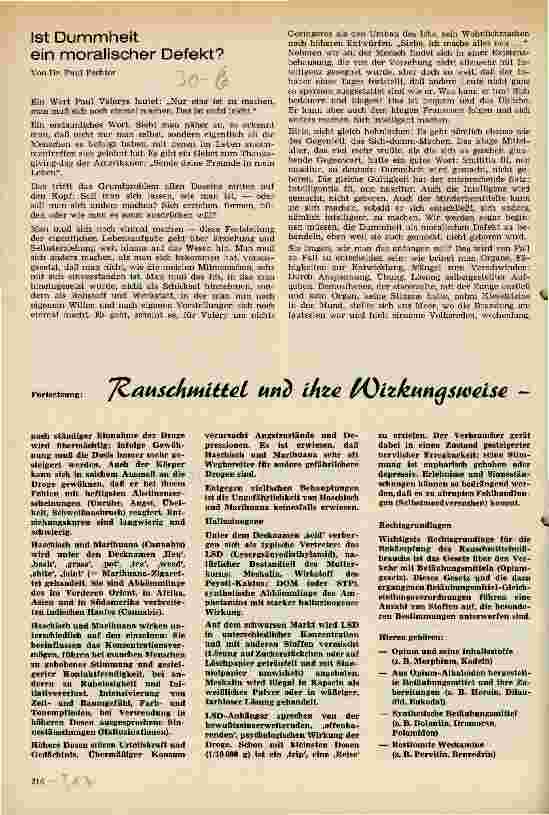 Vorschauseite 1: Ursachen und Folgen des Drogenmißbrauchs