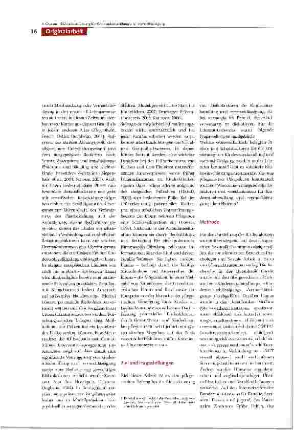 Vorschauseite 2: Der pflegerische Beitrag zur Identifizierung von Risikofaktoren für Kindesmisshandlung und -Vernachlässigung