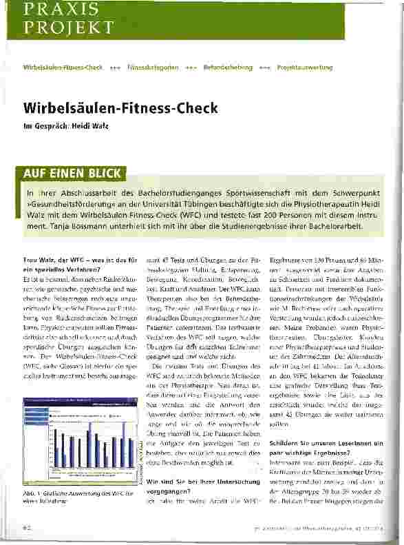 Vorschauseite 1: Wirbelsäulen-Fitness-Check