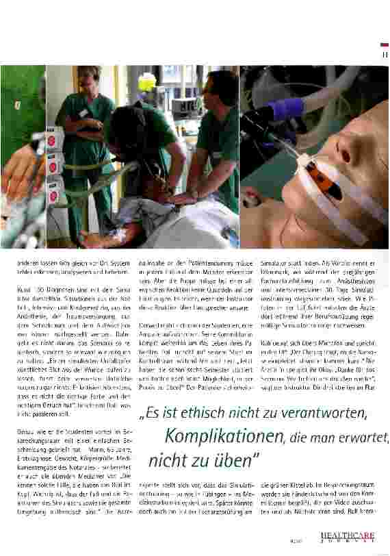 Vorschauseite 3: Simulatortraining: Ernstfall garantiert