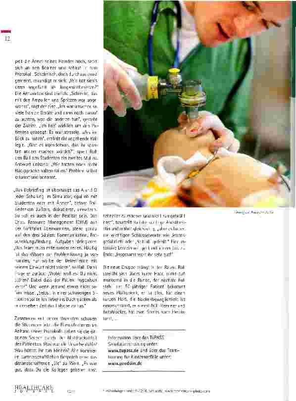 Vorschauseite 4: Simulatortraining: Ernstfall garantiert