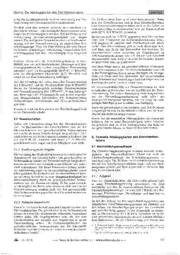 Vorschauseite 3: Die Abhängigkeiten des Dienststellenleiters - Ausgangspunkt für organisationsrechtliche Ansätze zur Straffung des Entscheidungsverfahrens in der Dienststelle - Teil I -