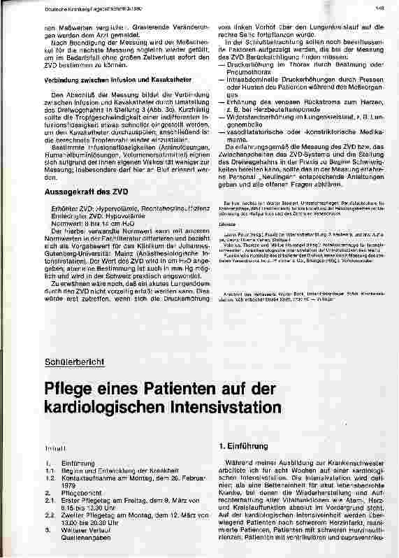 Vorschauseite 5: Messung des zentralen Venendrucks Ein Parameter für die Patientenüberwachung