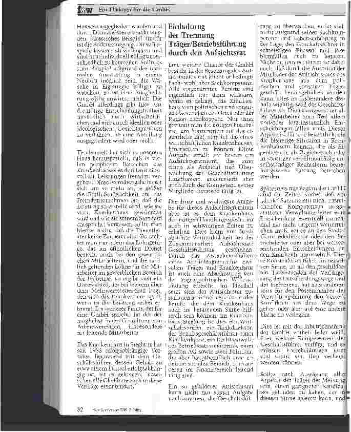 Vorschauseite 5: Ein Plädoyer für die Gesellschaft mit beschränkter Haftung (GmbH)