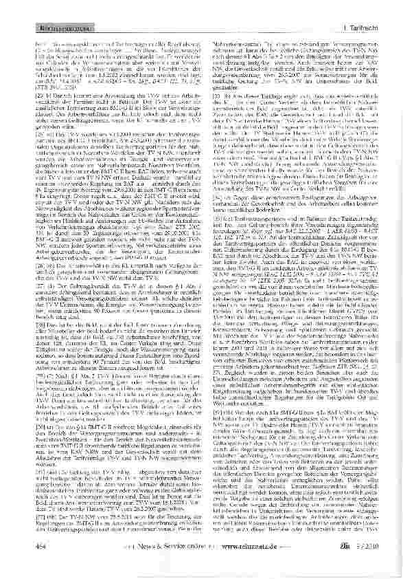 Vorschauseite 3: Anwendung eines Spartentarifvertrages Nahverkehrsbetriebe
