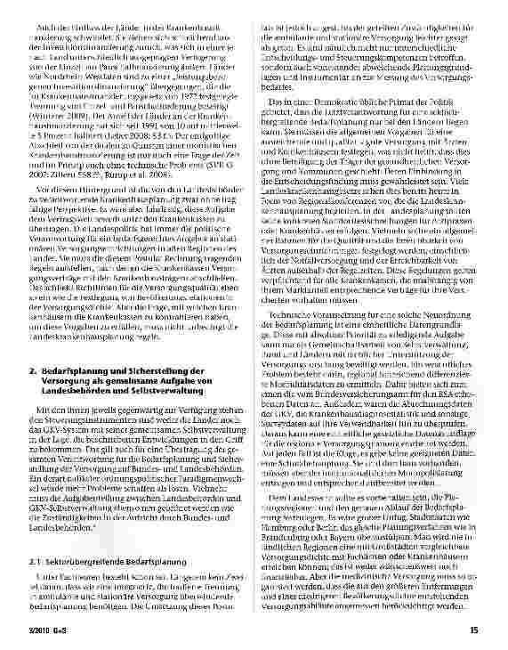 Vorschauseite 3: Kassenwettbewerb, Selektivverträge und die Rolle der Länder