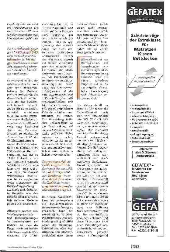 Vorschauseite 2: Wiederaufbereitung von Medizinprodukten zur Einmalverwendung Strafe und Haftung bei Patientengefährdung