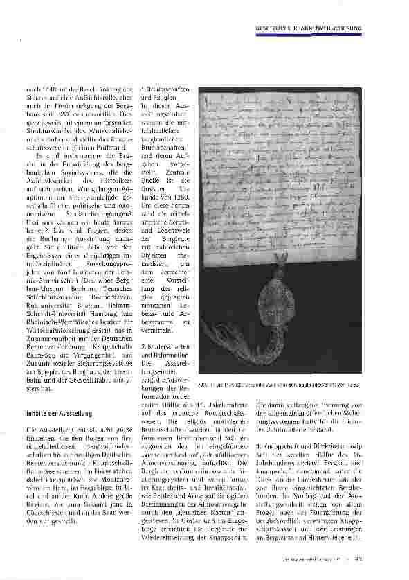 Vorschauseite 2: 750 Jahre Knappschaft