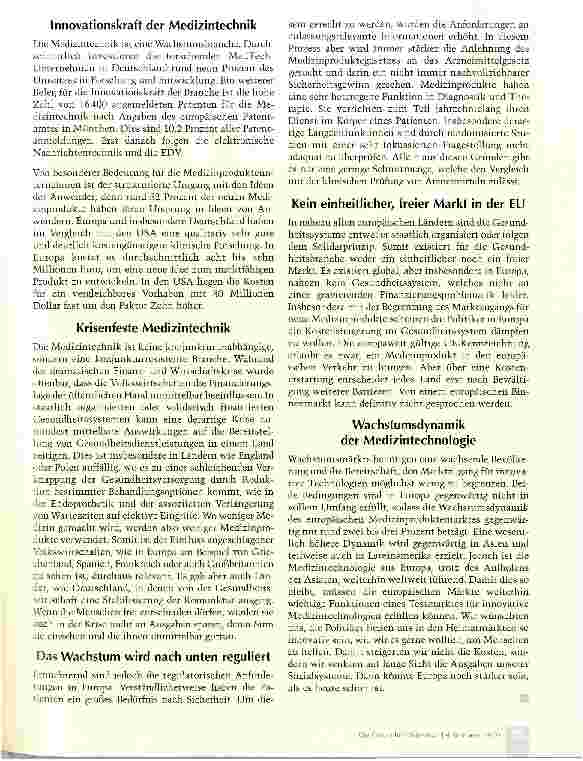 Vorschauseite 2: „Europa könnte noch stärker sein, als es heute schon ist