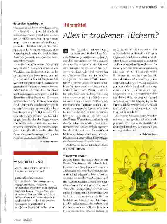 Vorschauseite 2: Waschen, trocknen, reden