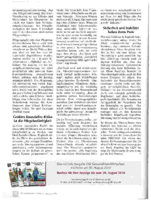 Vorschauseite 3: Versicherungsmanager mit Sorgenfalten