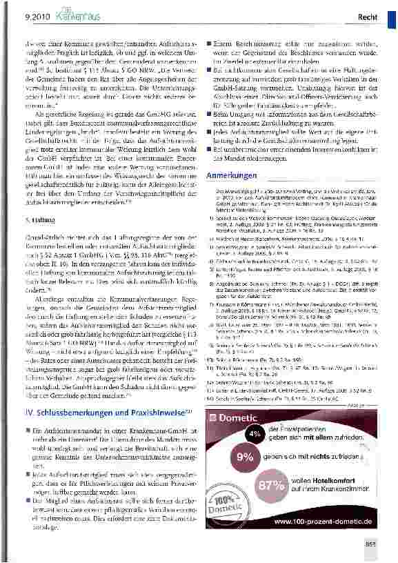 Vorschauseite 6: Der Aufsichtsrat einer Krankenhaus-GmbH