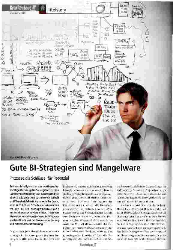Vorschauseite 1: Gute Bl-Strategien sind Mangelware