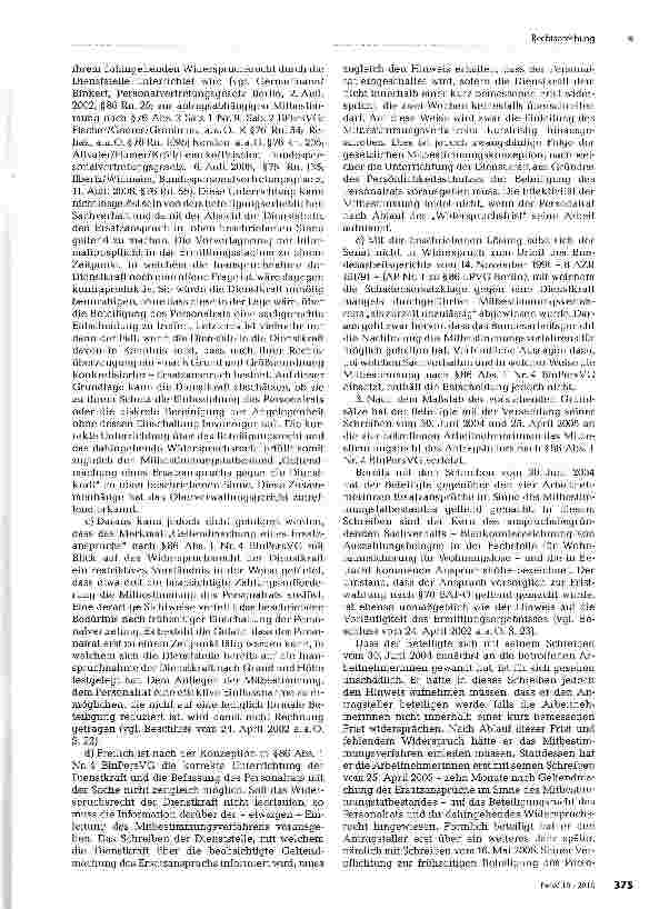 Vorschauseite 3: Mitbestimmungstatbestand: Geltend machung von Ersatzansprüchen