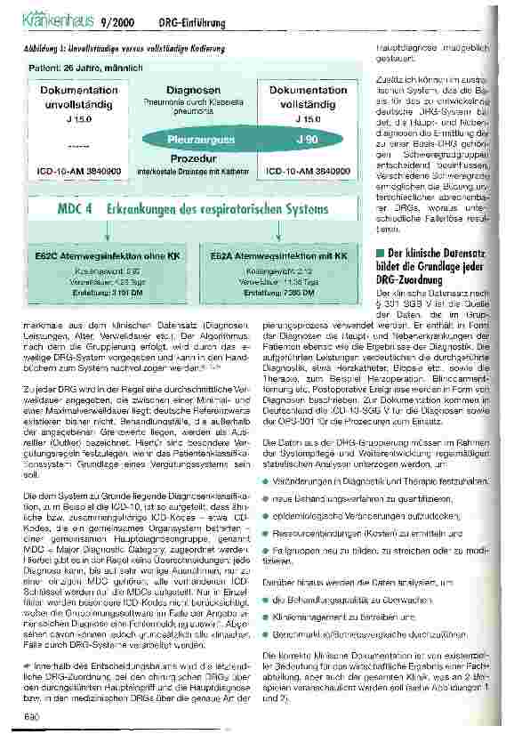 Vorschauseite 2: Sicher in die DRGs Die notwendige Vorbereitung im Krankenhaus