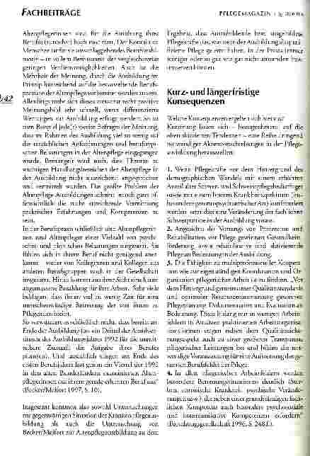Vorschauseite 4: Älter werden als Herausforderung für die Ausbildung in den Gesundheitsfachberufen