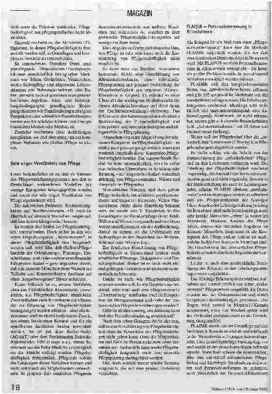 Vorschauseite 2: Pflegebedürftigkeit - was ist gemeint?
