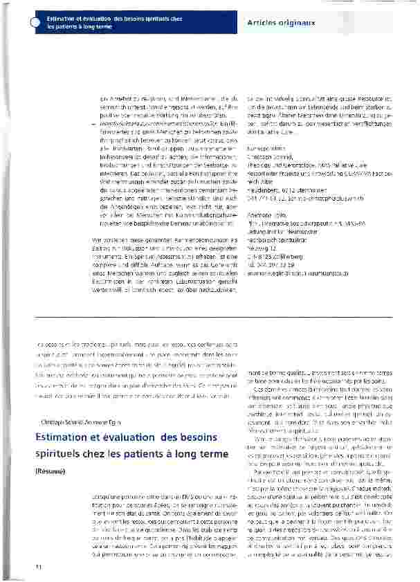 Vorschauseite 3: Spiritual Assessment in der Langzeitpflege?