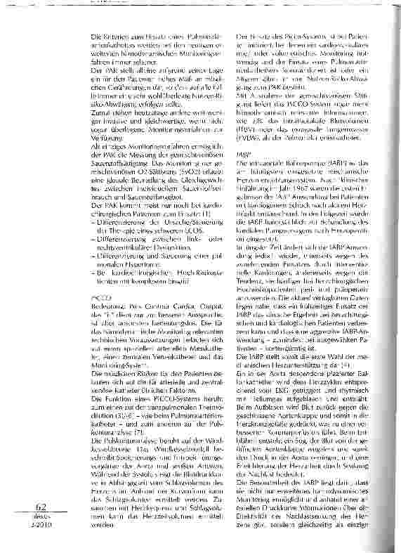 Vorschauseite 2: MONITORING HERZ/KREISLAUF