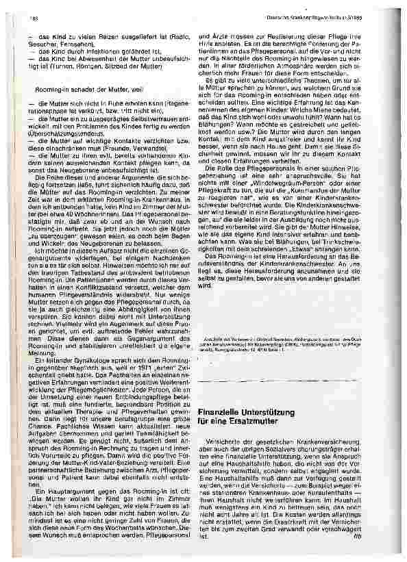 Vorschauseite 2: Rooming-in - Anspruch und Praxis