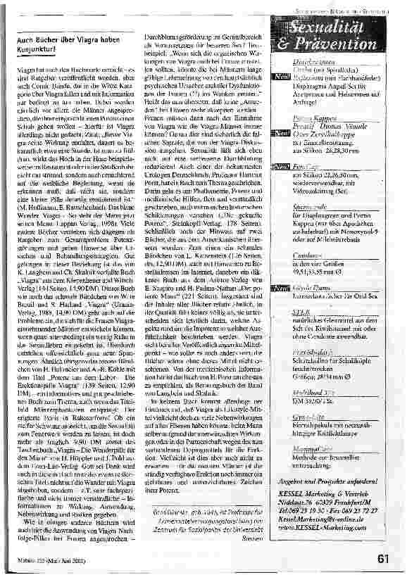 Vorschauseite 3: Viagra Wirkungen, Nebenwirkungen und Nachwirkungen