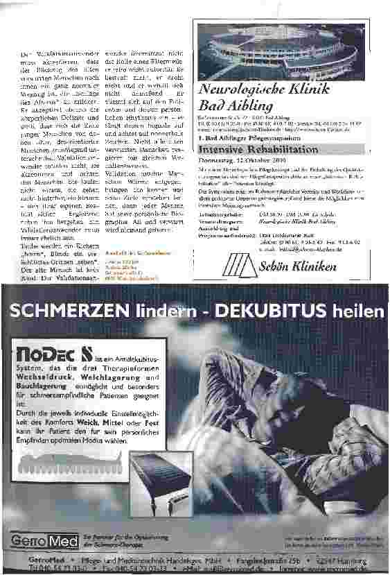 Vorschauseite 3: Validation im Akutkrankenhaus Umgang mit verwirrten alten Menschen im Akutkrankenhaus