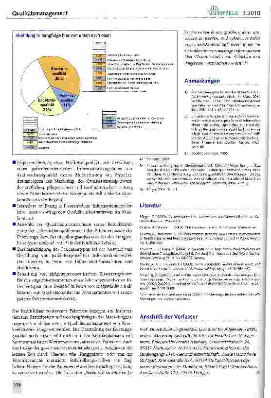 Vorschauseite 5: Informationsbedarf von Patienten hinsichtlich der Krankenhausqualität
