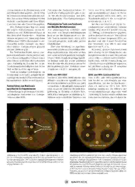 Vorschauseite 3: Carbapenemase-Detektion im mikrobiologischen Labor